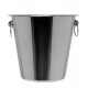 Balde 12X14CM 900ML Para gelo De Aço Inox